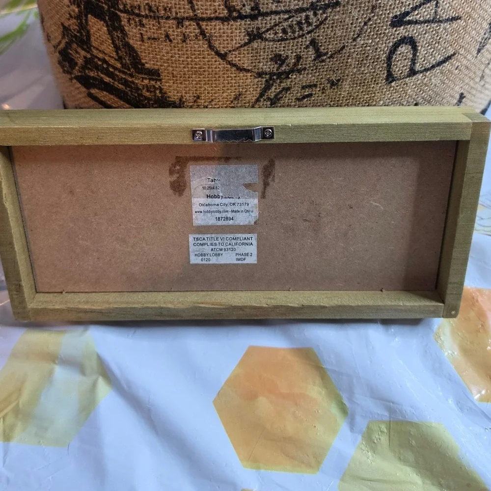 Hobby Lobby Love Paw Print Wood Box Sign Wall Decor 1872894